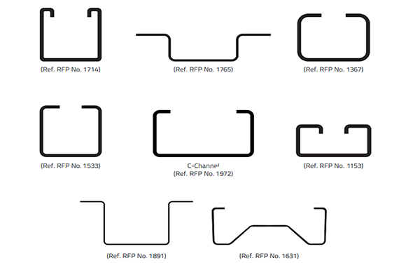 Roll forming for solar panel mounting frames